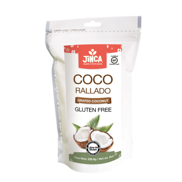 Coco rallado 227g Marca Jincafoods