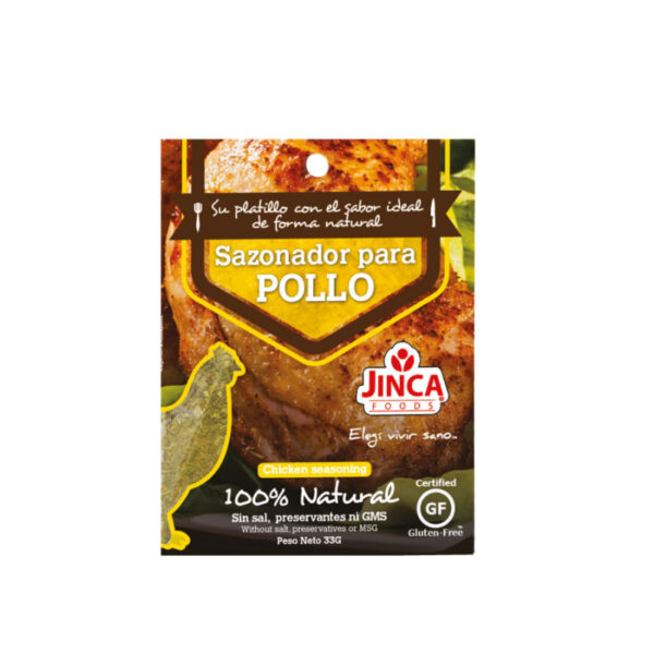 Sazonador para pollo sin sal 33g