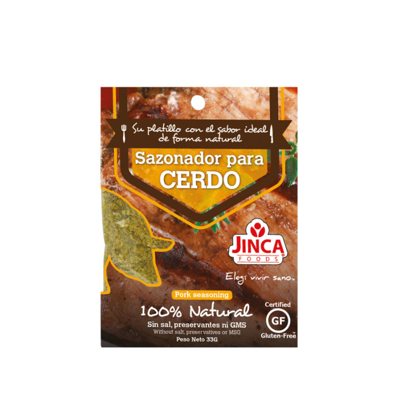 Sazonador para cerdo sin sal 33g